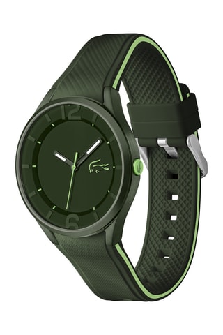 $Montre à quartz en silicone Ollie - Vert