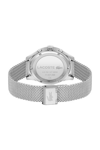 $Montre à quartz en acier Apext - Chronographe - Argenté et noir