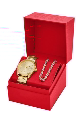 $Coffret montre à quartz et collier