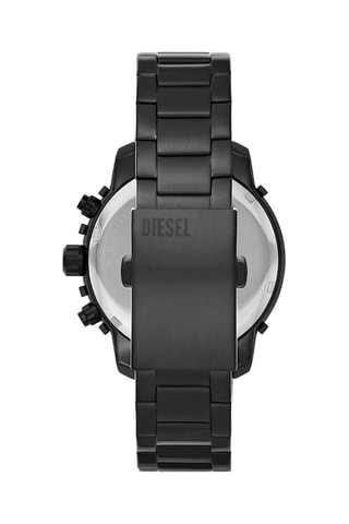 $Montre à quartz en acier - Chronographe - Noir