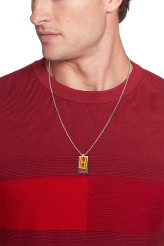 $Collier - Argenté et jaune