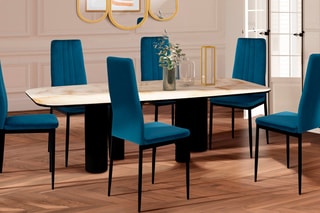 6 chaises Jade - Bleu