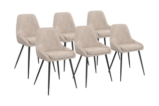 6 chaises Olivia - 47,5 x 79 x 54 cm