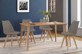 4 chaises Nordia - 46 x 40 x 45 cm