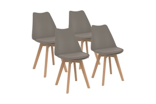 4 chaises Nordia - 46 x 40 x 45 cm