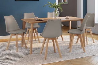 6 chaises Nordia - 46 x 40 x 45 cm
