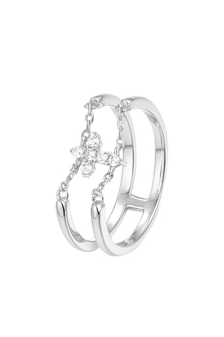 Bague - Argent et zircons