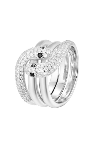 Bague - Argent et zircons
