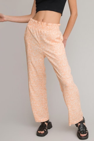 Pantalon - Orange et blanc