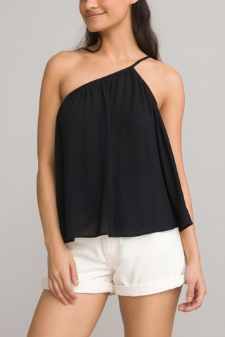 Top asymétrique - Noir