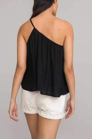 Top asymétrique - Noir