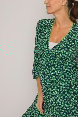 Robe portefeuille - Vert