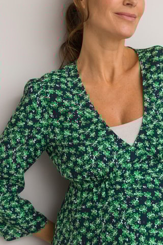 Robe portefeuille - Vert
