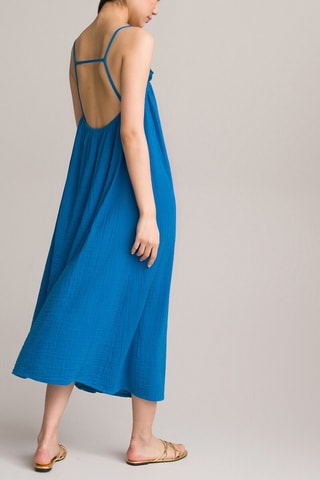 Robe longue - Bleu