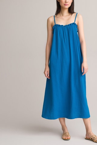 Robe longue - Bleu