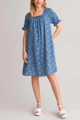 Robe trapèze - Bleu