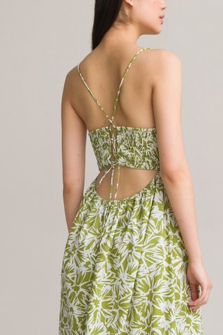 Robe longue - Vert