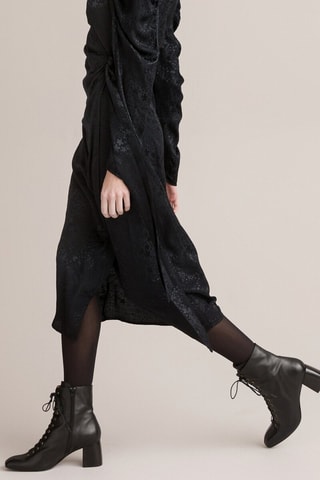 Robe portefeuille - Noir
