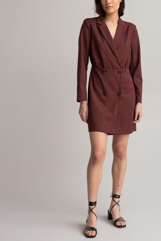 Robe portefeuille - Marron