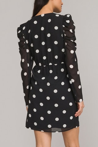 Robe portefeuille - Noir