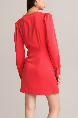 Robe portefeuille - Rouge