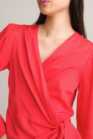 Robe portefeuille - Rouge