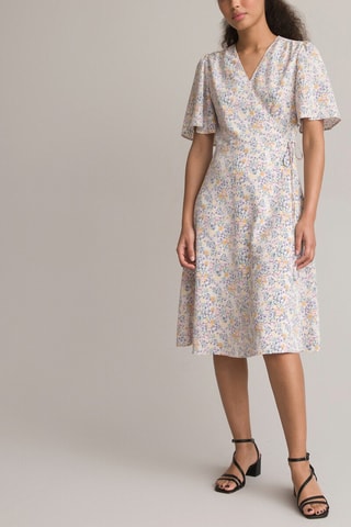 Robe portefeuille - Blanc