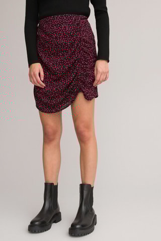 Minijupe taille haute - Noir