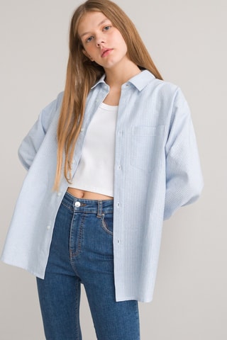 Chemise - Bleu et blanc rayé