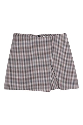 Jupe short - Blanc et bordeaux