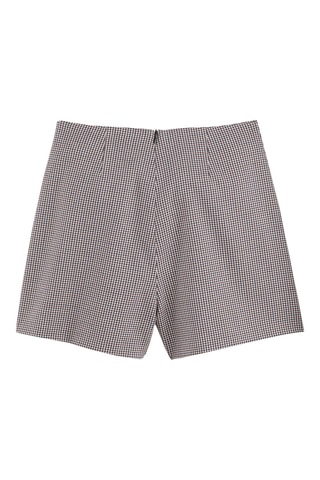 Jupe short - Blanc et bordeaux
