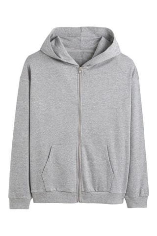 Sweat à capuche - Gris chiné