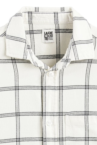 Chemise - Blanc et noir à carreaux