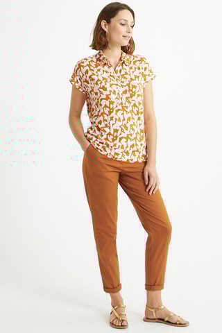 T-shirt - Orange et blanc