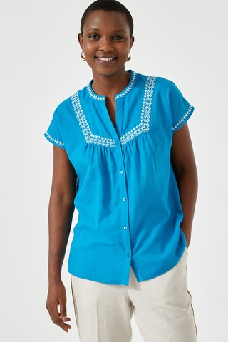 Blouse - Bleu bahamas