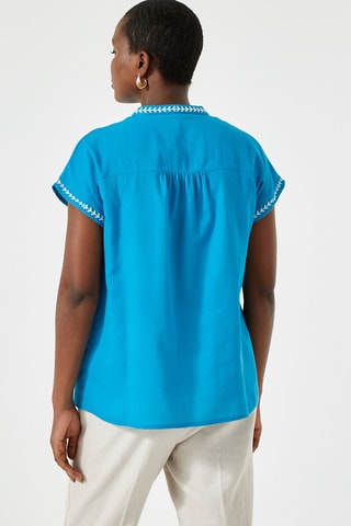 Blouse - Bleu bahamas