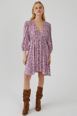Robe - Rose et blanc