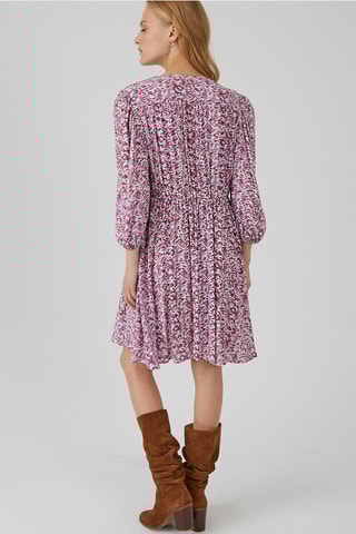 Robe - Rose et blanc