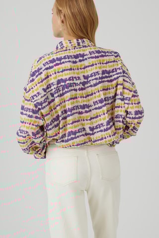 Chemise - Violet et jaune