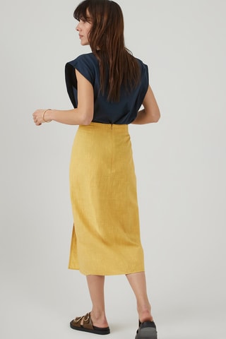 Jupe - Jaune moutarde