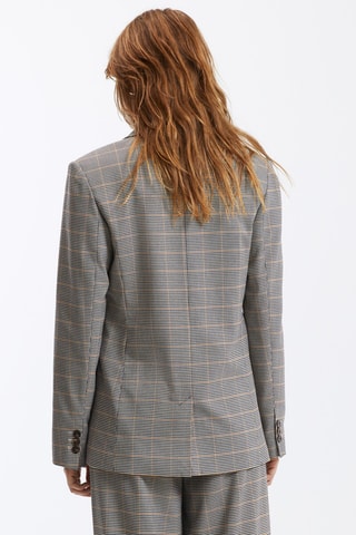 Veste - Marron et beige à carreaux