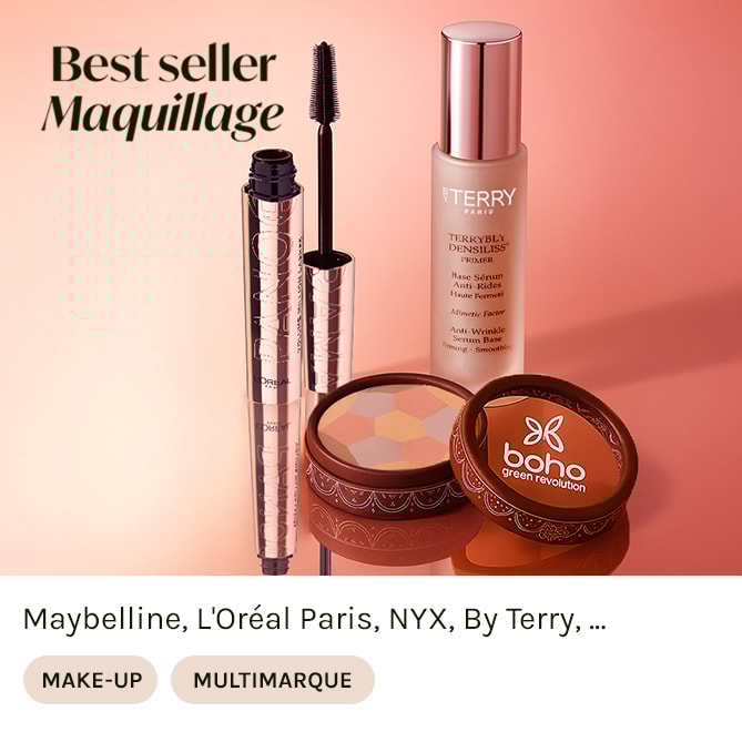BEST SELLER MAQUILLAGE en soldes sur BEAUTÉ PRIVÉE