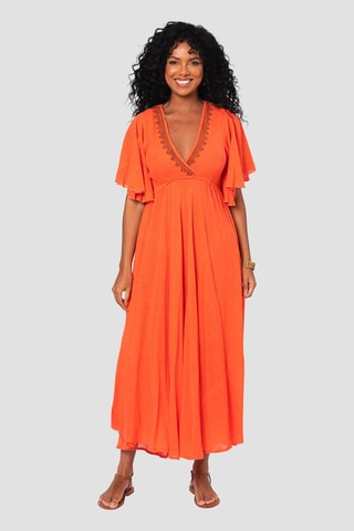 Robe longue - Orange