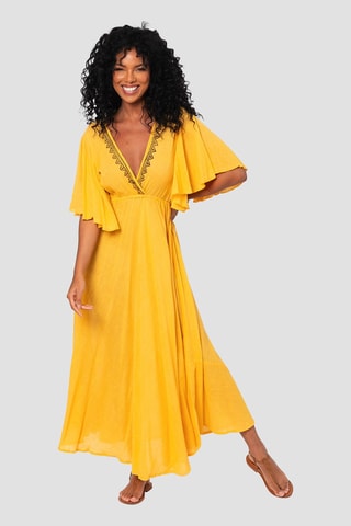 Robe longue - Jaune