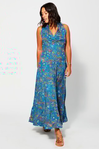 Robe longue - Turquoise