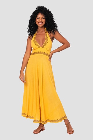 Robe longue - Jaune