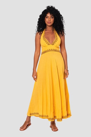 Robe longue - Jaune