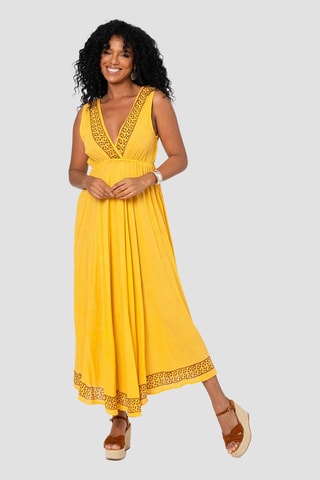 Robe longue - Jaune