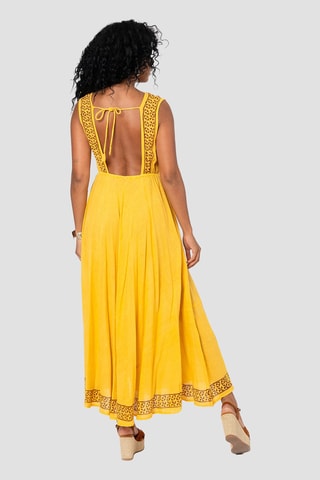 Robe longue - Jaune