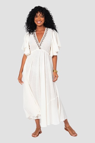 Robe longue - Blanc